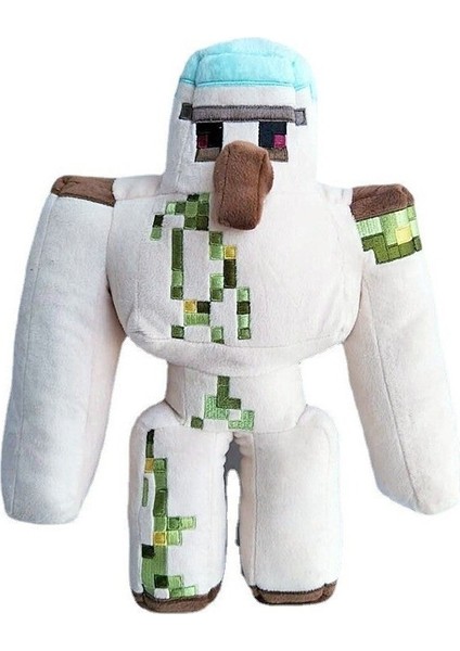 Technologys 36 cm Minecraft Figürlü Peluş Oyuncak - Beyaz (Yurt Dışından)