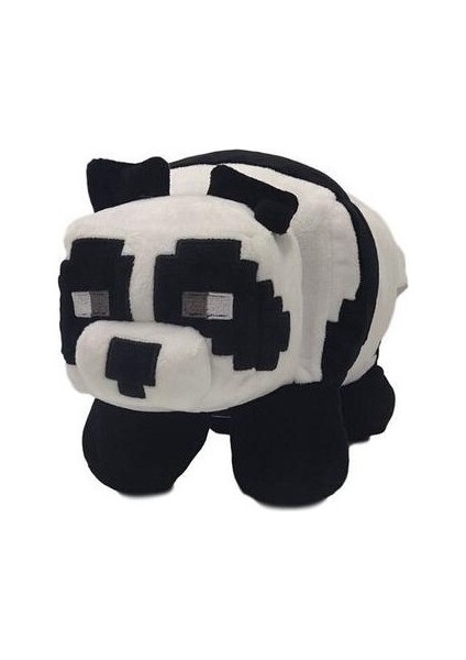 (PANDA-25CM) Minecraft Creeper Enderman Peluş Oyuncak Piksel Bebek (Yurt Dışından)