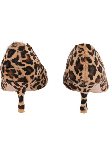 Leopar Desenli Topuklu Stiletto 9841 41 C553