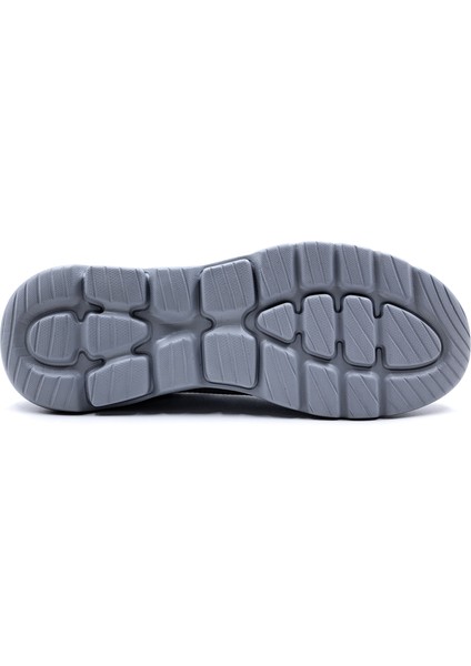Hafif Tasarım Bağcıksız Fileli Yazlık Gri Erkek Spor Ayakkabı HM340737A