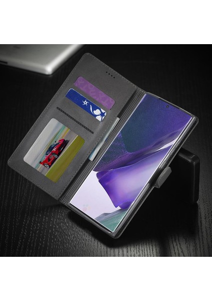 Samsung Galaxy Not 20 Için Kılıf Ultra Kart Yuvaları Cüzdan Buzağı Doku Flip (Yurt Dışından)
