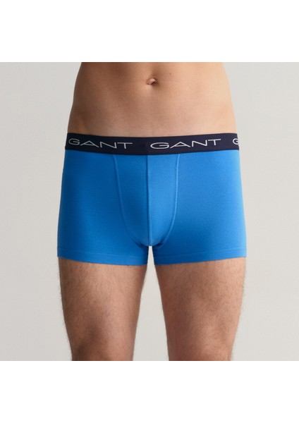 Erkek Mavi Trunk Boxer