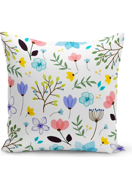 Flower/vintage Serisi Çift Tarafı Dijital Baskılı 8'li Kırlent Kılıfı Seti (Cushion Cover Set) fiyatları