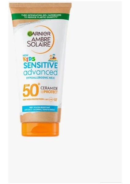 Ambre Solaire Çocuklar İçin Hipoalerjenik Koruyucu Süt SPF50+ 175 ml