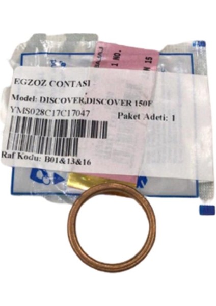 Discover 125-ST 150-S 150-F Egzoz Contası Orjinal