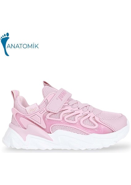1867-30054 Anatomik Tabanlı Unisex Çocuk Günlük Spor Ayakkabı - NKT01867-ROSE-34