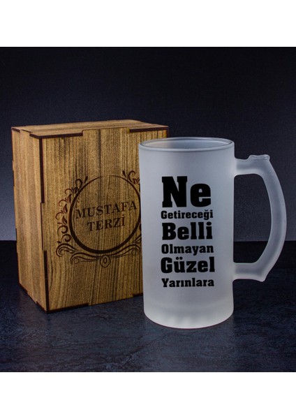 Kişiye Özel Kutusunda Bira Bardağı Hediye Seti 108290