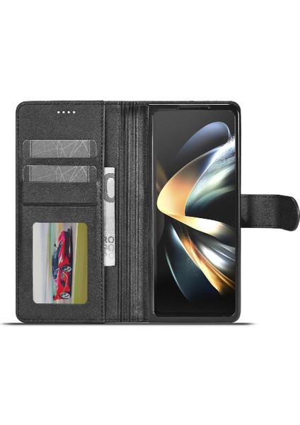 Samsung Galaxy Z Için Kılıf Tutucu Kart Yuvaları ile 5 5g Kat Cüzdan Buzağı (Yurt Dışından) fırsatları