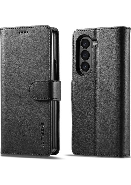 Samsung Galaxy Z Için Kılıf Tutucu Kart Yuvaları ile 5 5g Kat Cüzdan Buzağı (Yurt Dışından) indirimleri