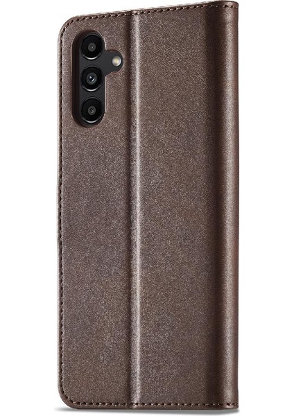 Samsung Galaxy A14 Için Kılıf 4g/5g Buzağı Doku Yatay Çevir Deri (Yurt Dışından)