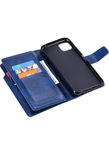 Samsung Galaxy A22 5g Kickstand Manyetik 9 Kart Yuvaları Cüzdan Pu (Yurt Dışından) fırsatları