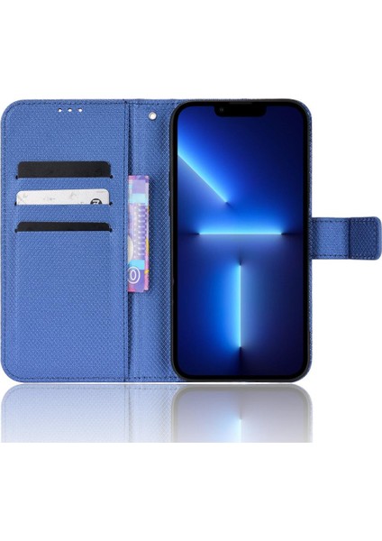 IPhone 13 Için Kılıf Pro Nax Kart Tutucu Kickstand Manyetik Cüzdan Kapak (Yurt Dışından)