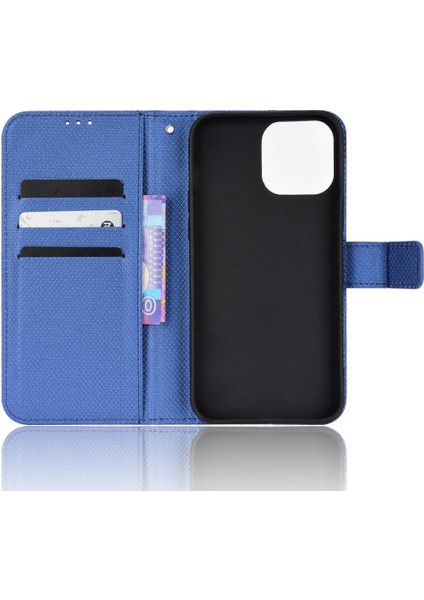 IPhone 13 Için Kılıf Pro Manyetik Cüzdan Kart Tutucu Kapak Kickstand (Yurt Dışından)
