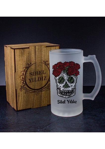 Kişiye Özel Kutusunda Bira Bardağı Hediye Seti 108308