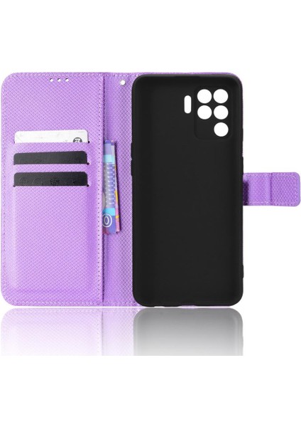 Oppo A94 4g Kapak Manyetik Cüzdan Kickstand Kart Tutucu Için Kılıf (Yurt Dışından)