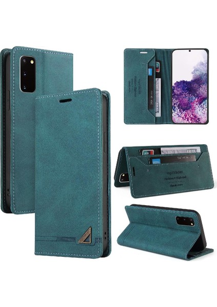 Samsung Galaxy S20 Kickstand Iki Kart Yuvaları Premium Deri Kılıf (Yurt Dışından)