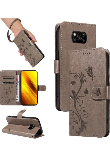 Xiaomi Poco X3/x3 Pro/x3 Nfc ve Kart Yuvası Cüzdan Telefon Kılıfı (Yurt Dışından)