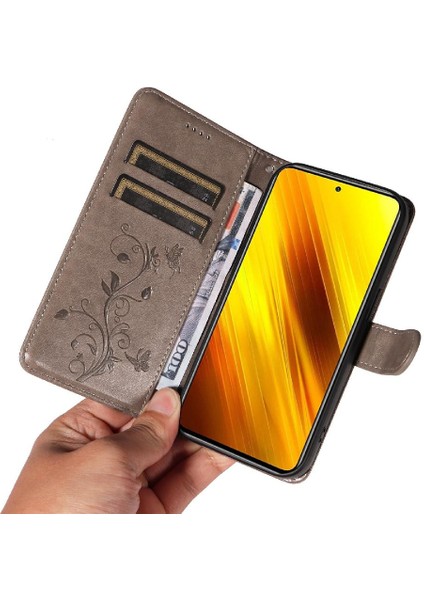 Xiaomi Poco X3/x3 Pro/x3 Nfc ve Kart Yuvası Cüzdan Telefon Kılıfı (Yurt Dışından)
