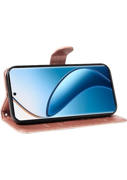 Realme 12 Pro 5g Için Yüksek Kaliteli Deri ve Kart Yuvası ile Flip Case (Yurt Dışından)