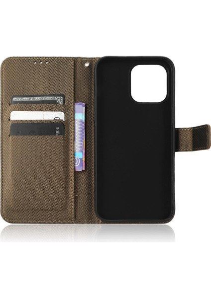 IPhone 15 Için Kılıf Pro Max Manyetik Cüzdan Kapak Kart Tutucu Kickstand (Yurt Dışından)