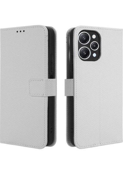 Xiaomi Redmi Için 12 4g Kart Tutucu Kickstand Manyetik Cüzdan Kapak (Yurt Dışından)