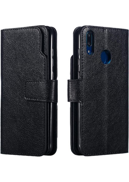 Huawei Huawei 2019 Pu Deri Cüzdan Manyetik 9 Kart Yuvaları Kickstand Için Kılıf (Yurt Dışından)