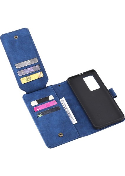 Huawei P40 Pro Kart Tutucu Için Kickstand Bileklik Cüzdan Flip Folio (Yurt Dışından) fırsatları