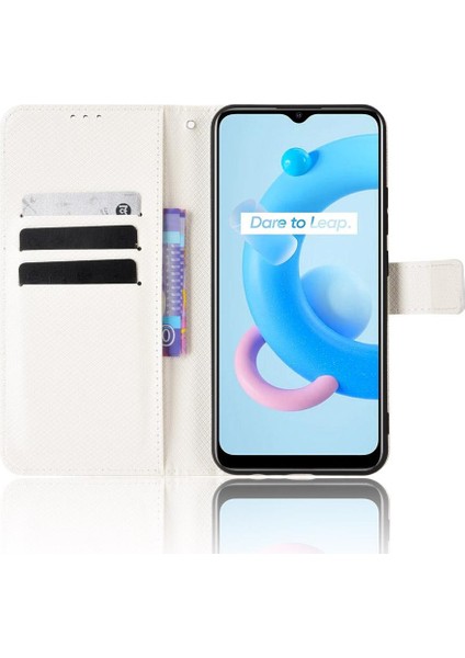 Realme C20/C11 Kapak Için Kickstand Kart Tutucu Manyetik Cüzdan (Yurt Dışından) fırsatları