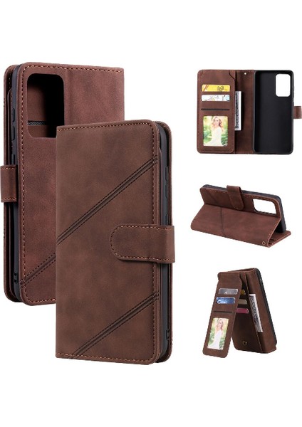 Samsung Galaxy A52S 4g/5g Manyetik Bileklik Pu Deri Kart Flip Case (Yurt Dışından)