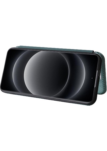 Kart Tutucu Kickstand Deri Folio Flip ile Xiaomi 14 Ultra Için Kılıf (Yurt Dışından)
