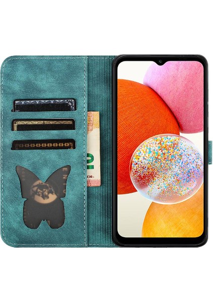 Samsung Galaxy A13 4g/5g Flip Folio Kabartmalı Kelebek Kedi Kartı (Yurt Dışından) indirimleri