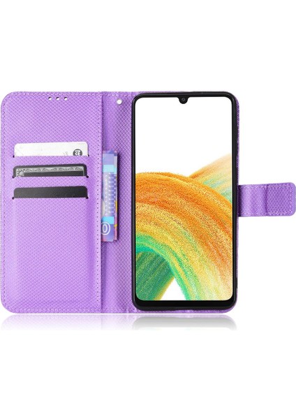 YH Market Samsung Galaxy A23 5g Için Kılıf Kapak Manyetik Cüzdan Kart Tutucu Kickstand (Yurt Dışından)