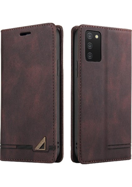 Samsung Galaxy A30 Premium Deri Iki Kart Yuvaları Kickstand Için Kılıf (Yurt Dışından)