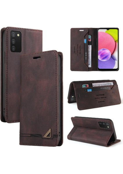 Samsung Galaxy A30 Premium Deri Iki Kart Yuvaları Kickstand Için Kılıf (Yurt Dışından) indirimleri