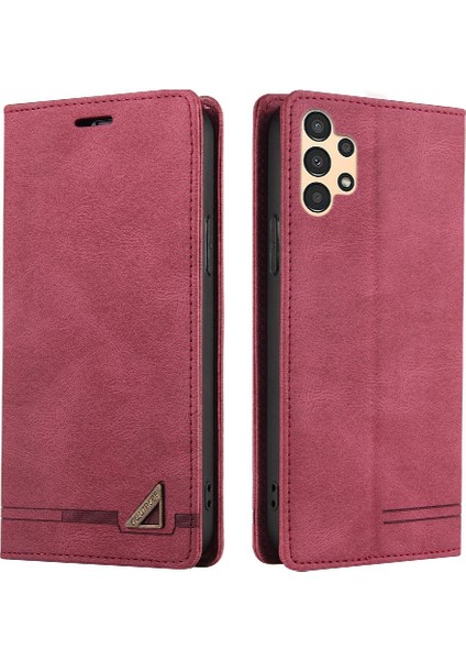 Samsung Galaxy A13 4g Iki Kart Yuvaları Premium Deri Kickstand (Yurt Dışından) modelleri