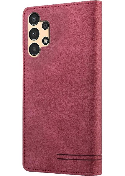 Samsung Galaxy A13 4g Iki Kart Yuvaları Premium Deri Kickstand (Yurt Dışından) fırsatları