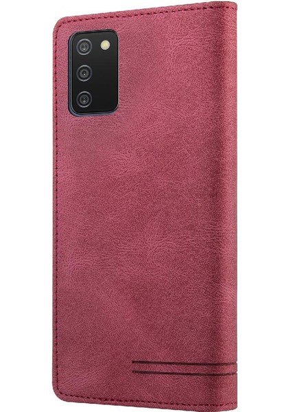 Samsung Galaxy A02S Iki Kart Yuvaları Premium Deri Kickstand (Yurt Dışından) fırsatları
