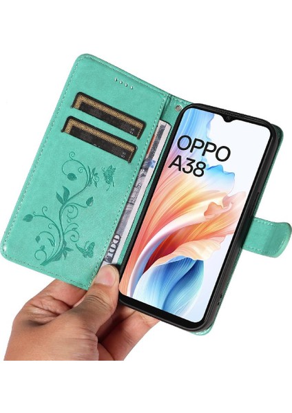 Oppo A38 4G/A18 4g ve El Kayışı Cüzdan Telefon ile Kart Yuvası (Yurt Dışından) indirimleri