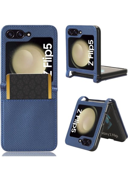 Samsung Galaxy Z Flip 5 Için Kickstand Kart Tutucu Manyetik Cüzdan (Yurt Dışından)