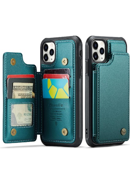 IPhone 11 Pro Max Kickstand Pu Deri Rfıd Ince Için Caseme Cüzdan Kılıf (Yurt Dışından)