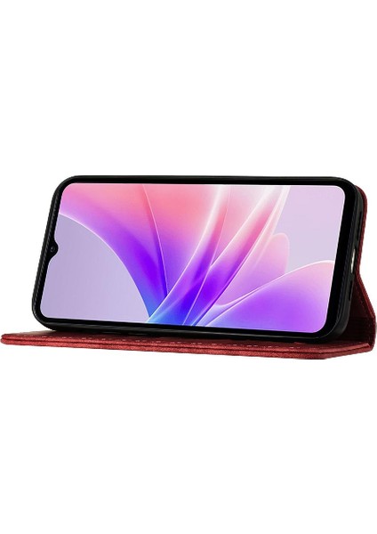 Oneplus Nord N300 Için Kılıf Tutucu Kapak Kabartmalı Kelebek Kedi Cüzdan (Yurt Dışından)