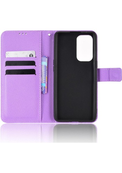 Oneplus 9 Kickstand Kapak Manyetik Cüzdan Kart Tutucu Için Kılıf (Yurt Dışından)