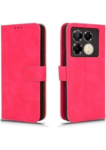Tecno Not 40 Pro 5g Deri Folio Flip Case Kart Ekleme Için Kılıf (Yurt Dışından)