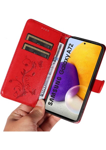Samsung Galaxy A72 5g ve Kart Yuvası ile Yüksek Kaliteli Deri Kılıf (Yurt Dışından) indirimleri