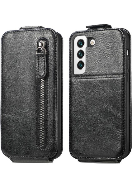 Samsung Galaxy S22 Artı Moda Tasarım Deri Kılıf Kapak Çevirin (Yurt Dışından)