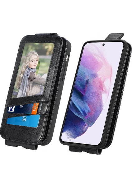 Samsung Galaxy S22 Artı Moda Tasarım Deri Kılıf Kapak Çevirin (Yurt Dışından) modelleri