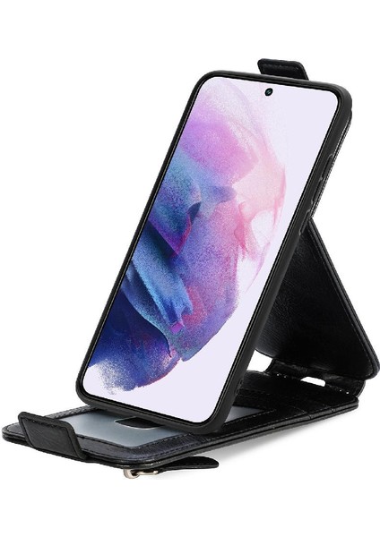 Samsung Galaxy S22 Artı Moda Tasarım Deri Kılıf Kapak Çevirin (Yurt Dışından) fırsatları