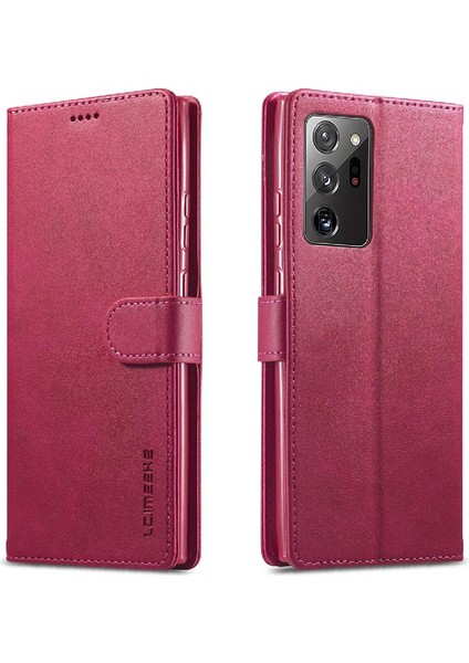 Samsung Galaxy Not 20 Için Kılıf Ultra Kart Yuvaları Cüzdan Buzağı Doku Flip (Yurt Dışından)