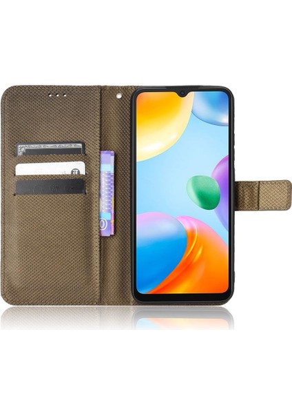 Xiaomi Redmi 10C Kart Tutucu Için Kickstand Manyetik Cüzdan Kapak (Yurt Dışından) fiyatları