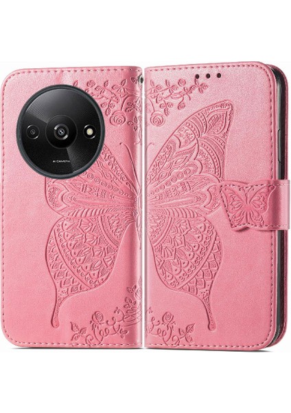 Xiaomi Redmi A3 Kelebek Cüzdan Iş Kanat Çok Renkli (Yurt Dışından)